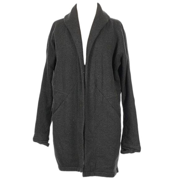 Lululemon Yin To My Yang Cardi Dark Crey thick cotton jacket size 4 - Picture 1 of 11
